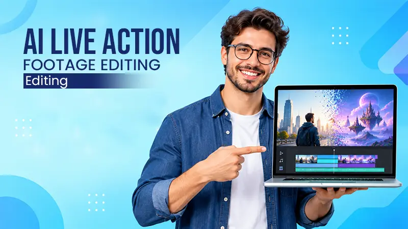 How to Blend Live-Action Footage With AI-Generated Scenes in One Edit