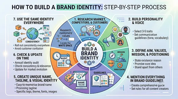 Steps to build a brand identity